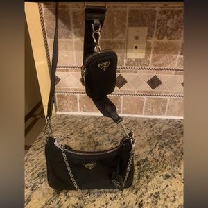 Prada nylon cross body bag 100% authentic